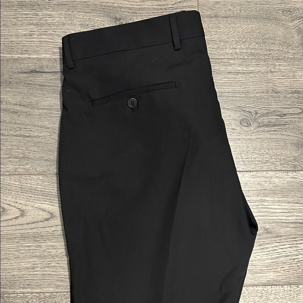 Boohoo Mens Classic Black Dress Pants - Picture 3 of 3
